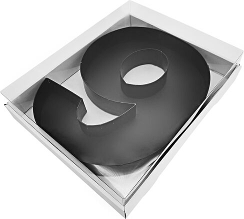 12.5inch Fillable Paper Mache Number Letter Cardboard Cutouts Charcuterie Board Food Sweet Cupcake Tray Party Decorative Box (Letter D, White), KAFU01 in Saudi Arabia