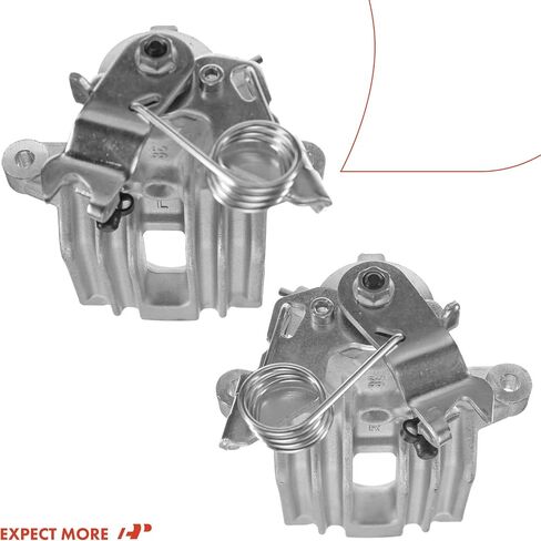 A-Premium Disc Brake Caliper Assembly without Bracket Compatible with Select Audi and Volkswagen Models - For Passat 2000-2005, A6 Quattro 1998-2004, Allroad Quattro 2001-2005 - Rear Right Passenger in Saudi Arabia