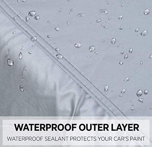 غطاء السيارة الخارجي Motor Trend Universal WeatherWear Poly-1 - حماية فائقة ضد جميع الأحوال الجوية والرياح والثلوج والمطر والماء in Saudi Arabia