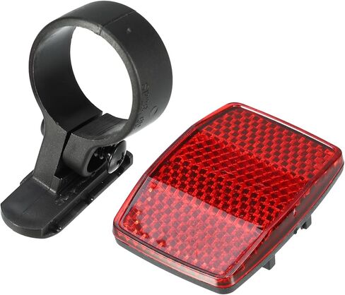 X AUTOHAUX Bike Reflectors 3.1cm 1.22" ID Bicycle Warning Reflector Bike Accessories Plastic Red in Saudi Arabia