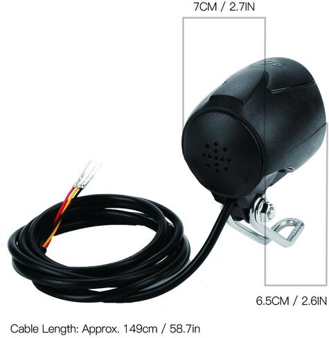 Bike Headlight,2 in 1 Headlight Front Light LED Lamp Horn Headlamp for Electric Bicycle E-Bike in Saudi Arabia