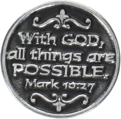 Cathedral Art Lord Help Me Pocket Token in Saudi Arabia
