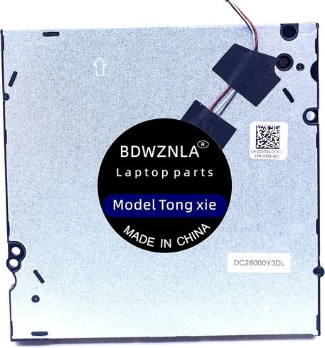 مروحة تبريد وحدة المعالجة المركزية لـ DELL Precision 7670 A Series DC28000Y3DL CN-0DV704-DEW00-26M-0765-A01 NS85C66 2803S2R 0DV704 DC05V 0.50A Fan in Saudi Arabia