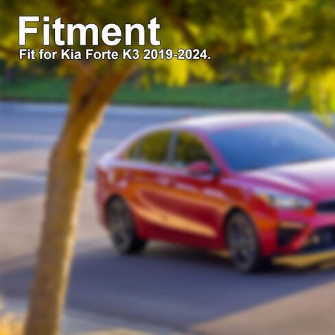 Rear View Side Mirror Cover Caps Fit for Kia Forte K3 2019-2024 Carbon Fiber Style in Saudi Arabia