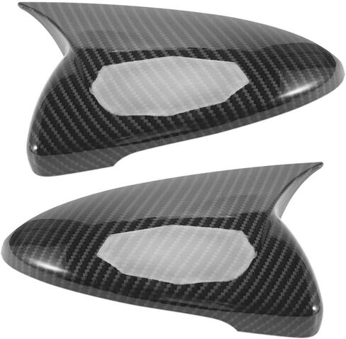 Rear View Side Mirror Cover Caps Fit for Kia Forte K3 2019-2024 Carbon Fiber Style in Saudi Arabia
