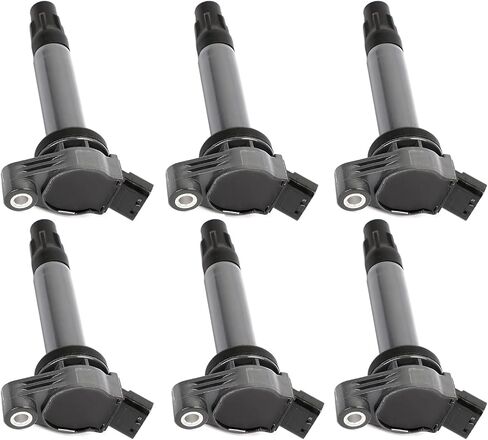 مجموعة FEXON مكونة من 6 ملفات إشعال متوافقة مع 2004-2006 Lexus 05-06 Toyota Camry 04-06 Sienna 04-08 Solara RX330 3.3L V6 لاستبدال 9091902246 90919-02246 in Saudi Arabia