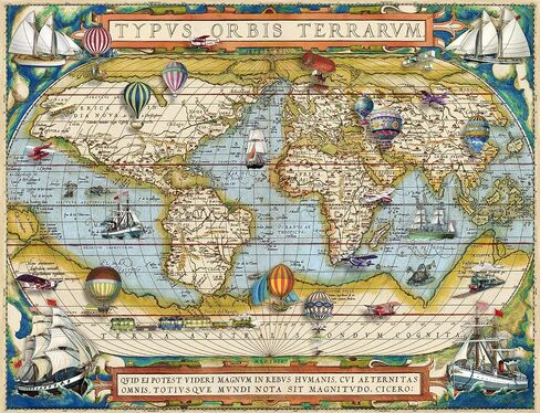 Ravensburger حول العالم أحجية الصور المقطوعة | 2000 قطعة فريدة | تكنولوجيا سوفت كليك جذابة وتعليمية | خشب معتمد من مجلس رعاية الغابات (FSC). in Saudi Arabia