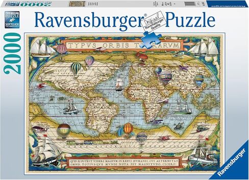 Ravensburger حول العالم أحجية الصور المقطوعة | 2000 قطعة فريدة | تكنولوجيا سوفت كليك جذابة وتعليمية | خشب معتمد من مجلس رعاية الغابات (FSC). in Saudi Arabia
