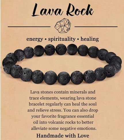 Handmade Beaded Bracelets, Natural Stone Crystal Yoga Stretch Elastic Energy Bracelet Gift For Men Women, 1 Count (8mm, Jade (Stone of Prosperity)) in Saudi Arabia