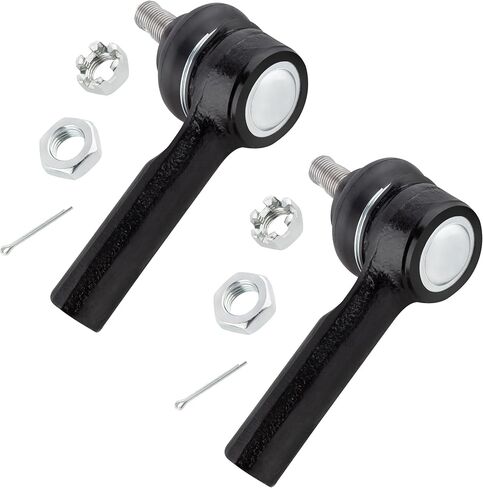 2x Front Outer Tie Rod End Link - ES3438 [Interchange No.ES3407], 2x Front Inner Tie Rod End Link - EV458 for Infiniti I30 2000-2001,for Infiniti I35 2002-2004,for Nissan Maxima 2000-2003 in Saudi Arabia