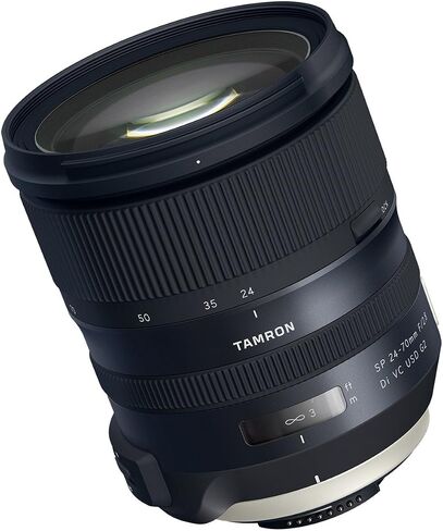عدسة Tamron SP 24-70 مم f/2.8 Di VC USD G2 لكاميرا Canon EF Mount AFA032C-700 مع مجموعة مرشح فاخرة 82 مم وحزمة حقيبة ظهر للتصوير الفوتوغرافي من ديكو جير in Saudi Arabia