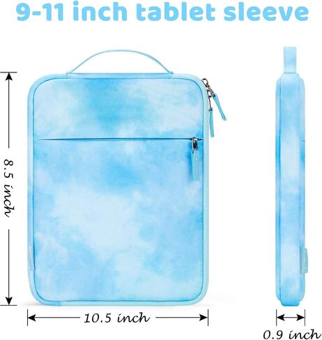 Choco Mocha Tablet Sleeve Bag for Girls, Teen Girls Carrying Case Fit for 9-11 Inch Tablet/iPad 10 9 8 7/ iPad Air 5 4th/iPad Pro 11 10 9 8th/ Galaxy S 9 8,Pink in Saudi Arabia