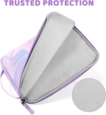 Choco Mocha Tablet Sleeve Bag for Girls, Teen Girls Carrying Case Fit for 9-11 Inch Tablet/iPad 10 9 8 7/ iPad Air 5 4th/iPad Pro 11 10 9 8th/ Galaxy S 9 8,Pink in Saudi Arabia