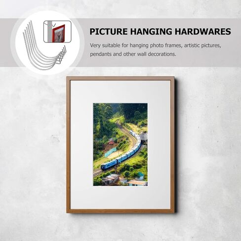 10PCS Super Hooks Picture Hanger, Used for Hang Art, Clock, Shelves, Mirrors, Frames, or Planters for Home and Office Decorations in Saudi Arabia