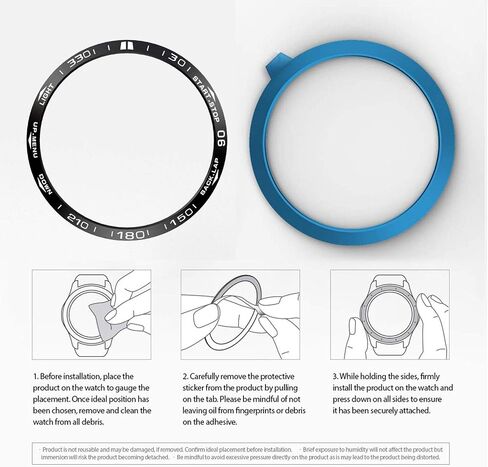 إطار ساعة متوافق مع حلقة Garmin Fenix ​​5/5 Plus، حلقة من الفولاذ المقاوم للصدأ، غطاء لاصق مقاوم للخدش، حماية معدنية، دائرة قرص تصميم لـ Fenix ​​5/5 Plus in Kuwait