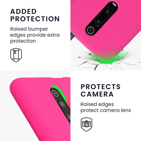 kwmobile Case Compatible with Xiaomi Mi 9T (Pro) / Redmi K20 (Pro) Case - TPU Silicone Phone Cover with Soft Finish - Black in Saudi Arabia