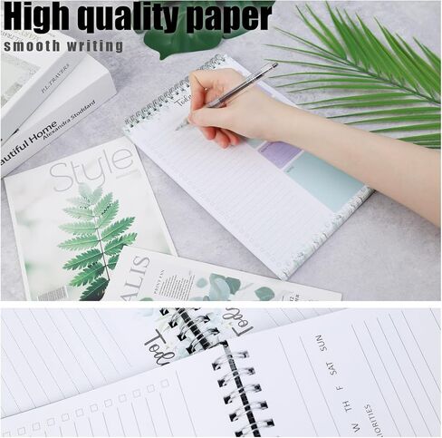Koogel To Do List Notepad، دفتر مخطط مقاس 8.5 × 11 بوصة، 52 ورقة، قائمة مراجعة مهام المخطط اليومي للعمل والمدرسة والمنزل الشخصي المنظم in Saudi Arabia