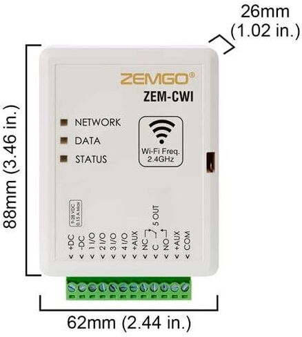 FPC-8426 Smart Mobile WiFi Controller for Access Control with Android + Apple App, Web Browser + Smartphone Remote Viewing, Outswinging Door 300lbs Maglock, Exit Button, Wireless Receiver Kit in Saudi Arabia