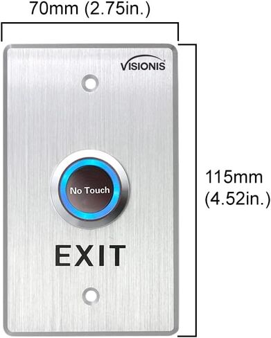 FPC-8426 Smart Mobile WiFi Controller for Access Control with Android + Apple App, Web Browser + Smartphone Remote Viewing, Outswinging Door 300lbs Maglock, Exit Button, Wireless Receiver Kit in Saudi Arabia
