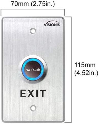 FPC-8426 Smart Mobile WiFi Controller for Access Control with Android + Apple App, Web Browser + Smartphone Remote Viewing, Outswinging Door 300lbs Maglock, Exit Button, Wireless Receiver Kit in Saudi Arabia