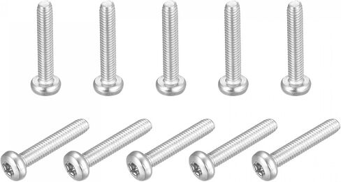uxcell M5x10mm Torx Security Machine Screws, 20pcs 316 Stainless Steel Pan Head Tamper Proof Screw Fasteners Bolts in Saudi Arabia