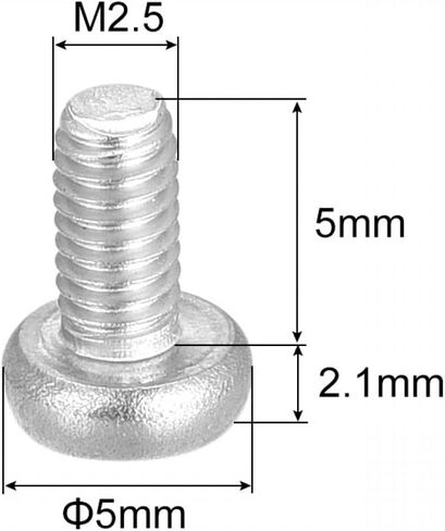 uxcell M5x10mm Torx Security Machine Screws, 20pcs 316 Stainless Steel Pan Head Tamper Proof Screw Fasteners Bolts in Saudi Arabia