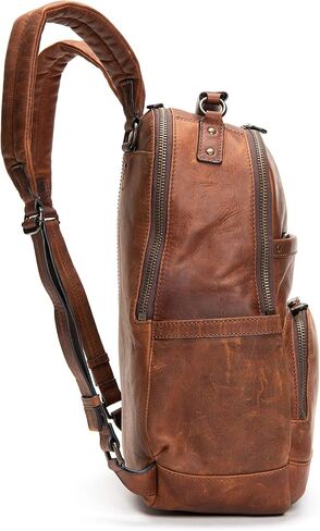FRYE Logan Backpack Backpack Cognac Antique Pull Up One Size in Saudi Arabia