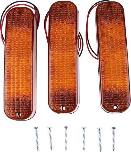 3X LED Cab Warning Light AR60250 Compatible with John Deere Tractor 2030 2630 4030 4230 4430 4630 2350 2550 2750 2755 2940 3055 3150 4050 in Saudi Arabia