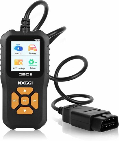 Universal Car OBD2 Scanner: Engine Fault Code Scanner, Check Engine Light and Emission Monitor Status, Real-time Battery Voltage Tester – V318 Color TFT OBDII CAN Diagnostic Scan Tool in Saudi Arabia