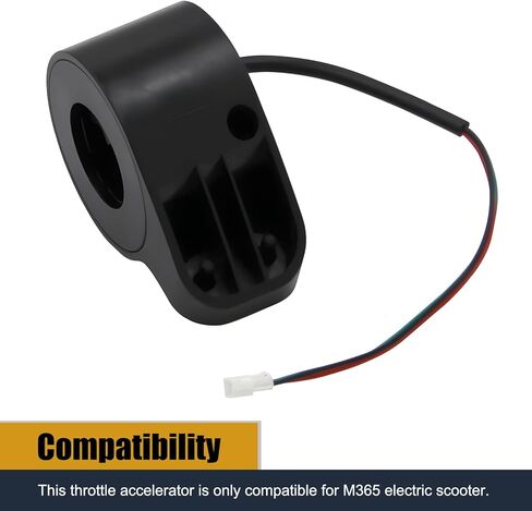 قطعة واحدة من محطة قرص خانق السيارة، ABS صديق للبيئة 5.9 بوصة طول السلك 7N 51005-3 مسرع خانق أنثى، ملحقات بديلة، متوافقة مع سكوتر Xiaomi M365 (أسود) in Kuwait