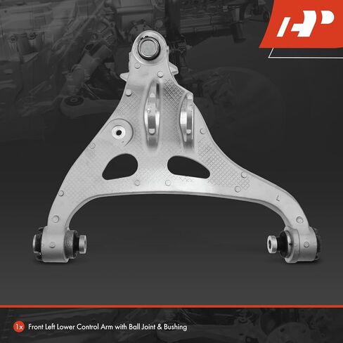ذراع التحكم السفلي الأيسر الأمامي الممتاز، مع وصلة كروية وبطانة، متوافق مع Ford F-150 2004-2008، Lincoln Mark LT 2006-2008 in Saudi Arabia