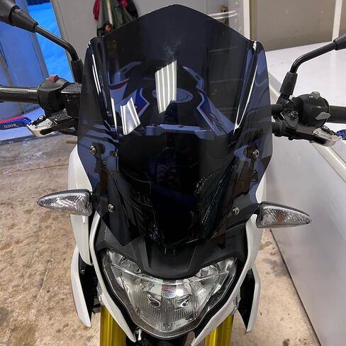 Motorcycle Windscreen Windshield Front Fairing Visor Flyscreen Compatible with B.M.W G310 R G 310R G 310 R Accessories 2016 2017 2018 2019 2020 2021 2022 2023(Smoke) in Saudi Arabia