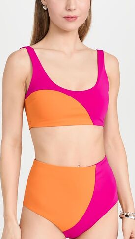 Mara Hoffman Women's Lira Bikini Top in Saudi Arabia