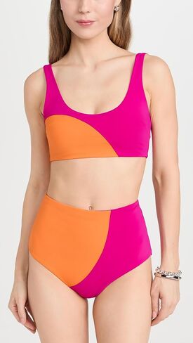 Mara Hoffman Women's Lira Bikini Top in Saudi Arabia