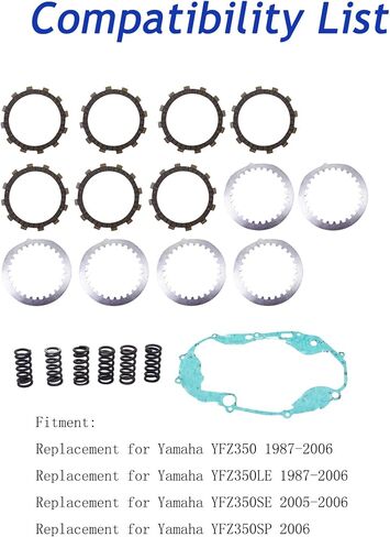 طقم القابض لاستبدال ياماها YFZ350 YFZ350LE YFZ350SE YFZ350SP 1987-2006 in Kuwait