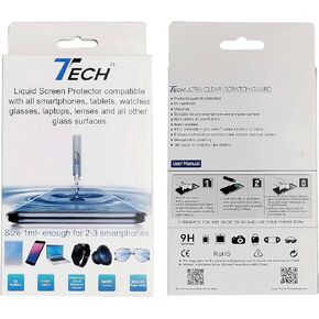 Phone Scratch Remover and Cracked Repair Liquid Liquid Glass Screen Protector | Universal Nano Protection Suitable for All Phones Tablets Smart Watches (up to 3 Devices)