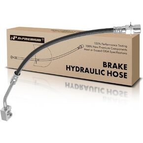 A-Premium Front Passenger Brake Hydraulic Hose Compatible with Select Ford Models - For Mustang 1999 2000 2001 2002 2003 2004 - Replace# XR332078AC