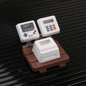 غطاء مفاتيح لطيف، غطاء مفاتيح ثلاثي الأبعاد مخصص ESC Key R4 Profile Shine-Through Keycap للوحة المفاتيح الميكانيكية، غطاء مفاتيح لوحة ألعاب صغيرة قديمة (أبيض)