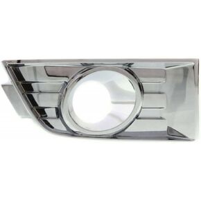 For Ford Edge Fog Light Cover 2007 08 09 2010 Passenger Side | Chrome | w/Lamp Hole | DOT/SAE Compliance | FO1039107 | 7T4Z17E810B