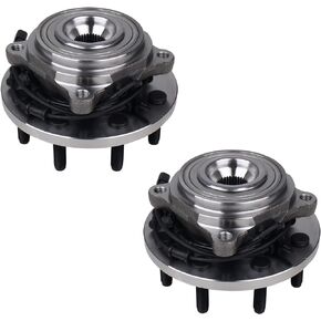 PAROD Pair 515148 Front 4WD Wheel Bearing & Hub Assembly Compatible with 2012-2013 Ram 2500/3500 w/ABS