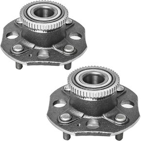 512178 x2 (for 2.3L w/4-Wheel-ABS Models) Rear Wheel Bearing and Hub Assembly Compatible with 1998 1999 2000 2001 2002 Ho-nda Accord [4 Lug W/ABS;512177]