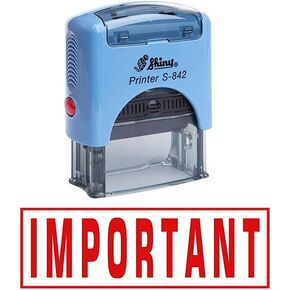 Important Self Inking Rubber Stamp Office Stationary Custom Shiny Stamp