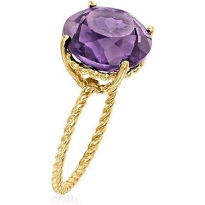 18K Gold Plated Sterling Silver Colored AAAAA Zirconia Stones Propose Engagement Ring, Simulated Green Peridot/Purple Amethyst/Pink Tourmaline/Blue Topaz Wedding Bands for Women