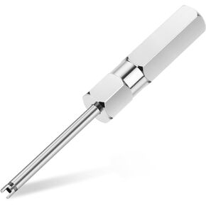 Tire Valve Stem Puller Rod Tool, Valve Core Removal Tool Valve Valve Stem Removal for Single Head Tire Valve Core Remover Installer Tool (4 Inch Length)