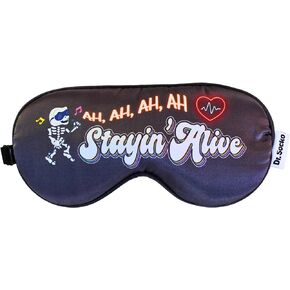 Funny Hospital Sleep Mask - Ideal Get Well Soon & Surgery Recovery Gift, Perfect for Patients & Healthcare Workers (Don't Wake Me Vitals)