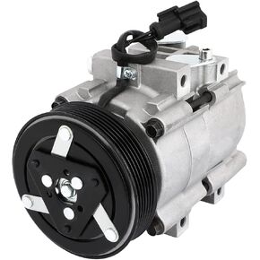 ECCPP A/C Compressor with Clutch CO 10904C 2005-2007 Compatible for Ford Escape M-ercury Mariner 2005-2006 for M-azda Tribute 2.3L
