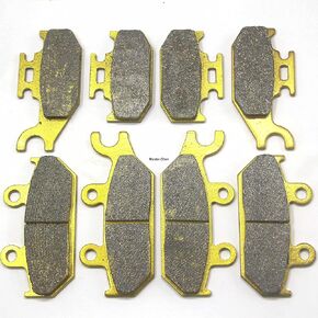 Master Chen Front Rear Brake Pads Brakes for Can-Am Commander Max 1000 DPS/XT/LTD 2014-2020 - Commander Max 800R/1000R 2018-2020 - Maverick 1000 MAX 1000 2014-2015 FA642 FA645 FA307 FA317 MC0005
