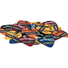 ChromaCast Speed Series Celluloid Guitar Picks,Heavy Gauge (.96mm), Blue, 10 Pack (CC-CP-SPEED-H-B-10)