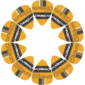 ChromaCast Speed Series Celluloid Guitar Picks,Heavy Gauge (.96mm), Blue, 10 Pack (CC-CP-SPEED-H-B-10) in Kuwait