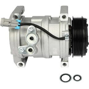 ECCPP AC Compressor Fast Cooling 2003-2009 Fit for Chevrolet Express 1500 4.3L CO 28000C Air Conditioning Compressor